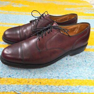 Allen Edmonds "Fairgate" Burgundy Cap-Toe Oxfords Men's Size 9 D